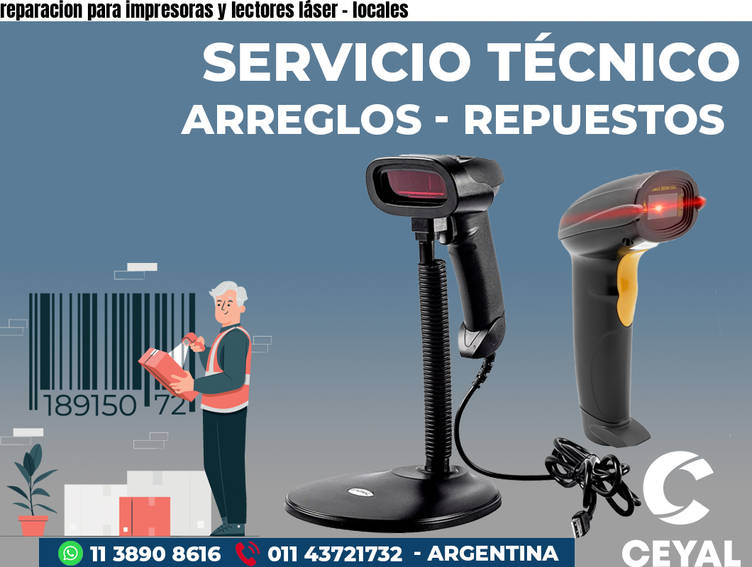 reparacion para impresoras y lectores láser - locales