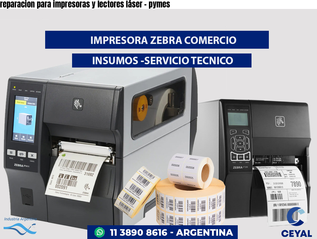 reparacion para impresoras y lectores láser - pymes