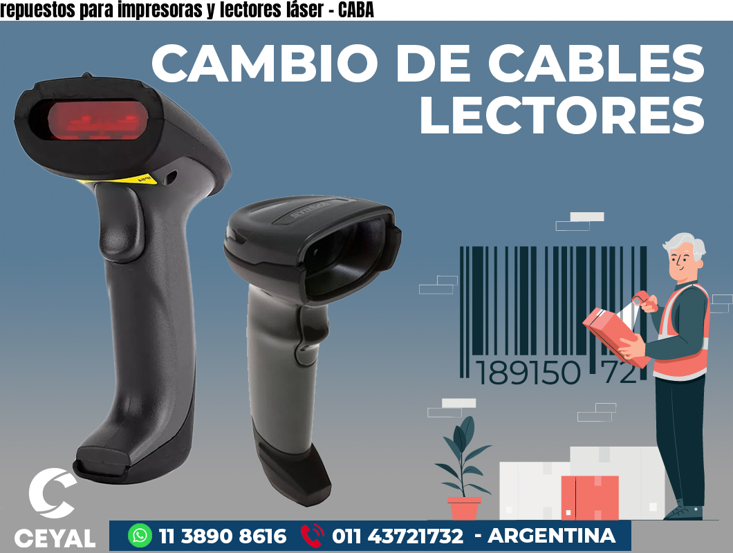 repuestos para impresoras y lectores láser - CABA