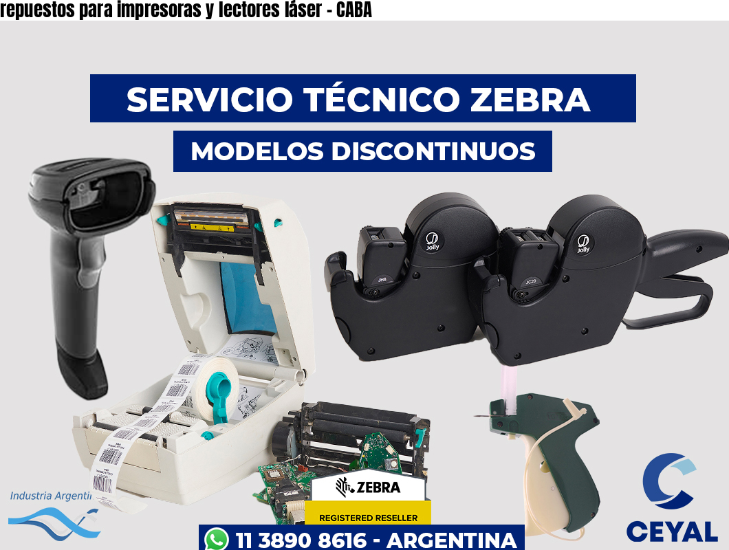repuestos para impresoras y lectores láser – CABA