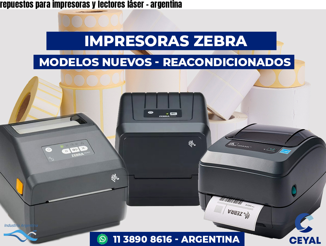 repuestos para impresoras y lectores láser - argentina