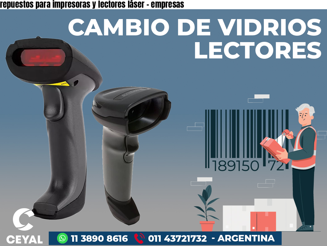 repuestos para impresoras y lectores láser - empresas