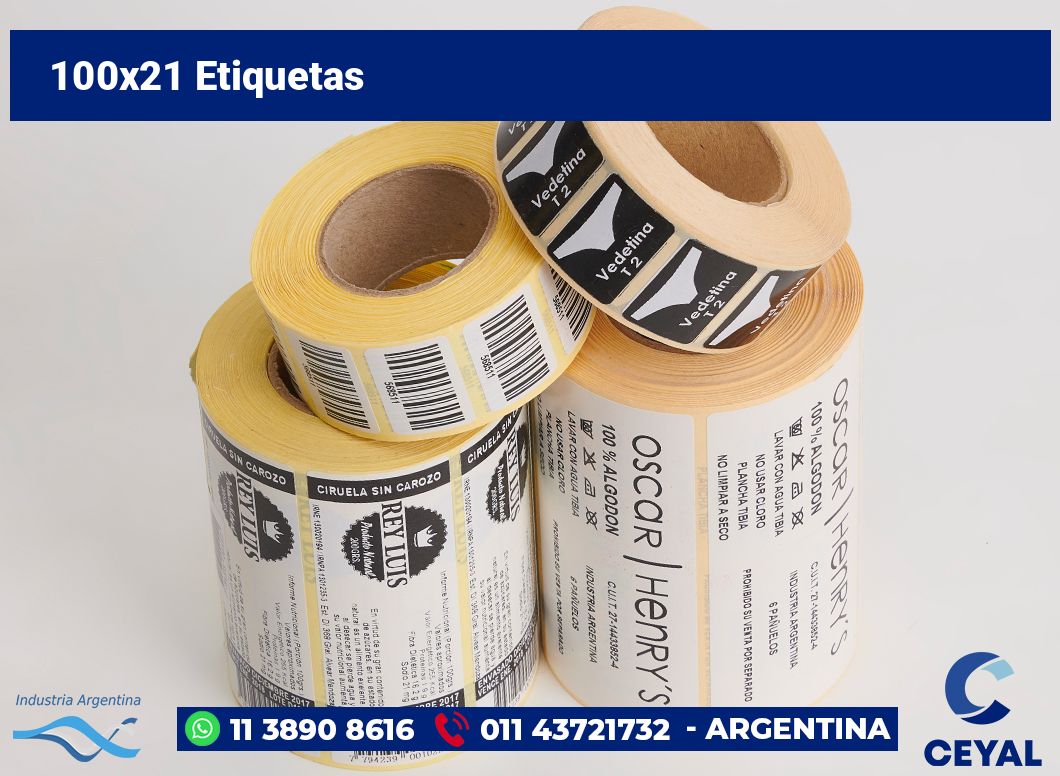 100x21 Etiquetas