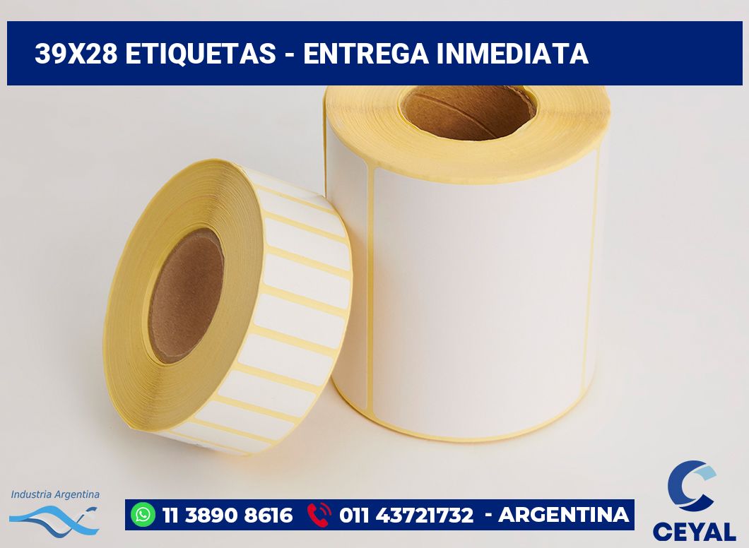 39×28 Etiquetas