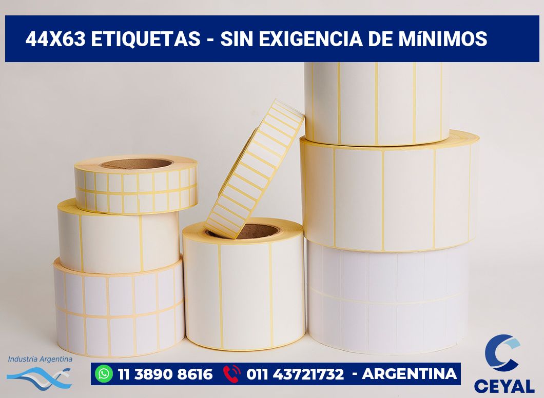 44x63 Etiquetas