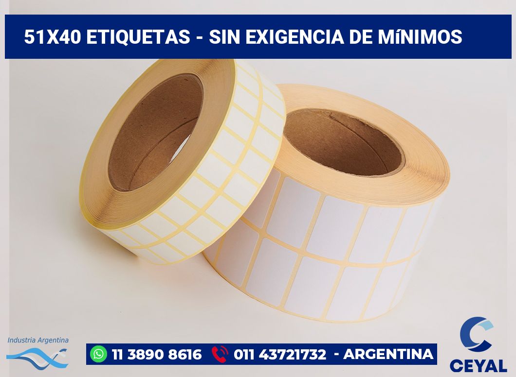51x40 Etiquetas