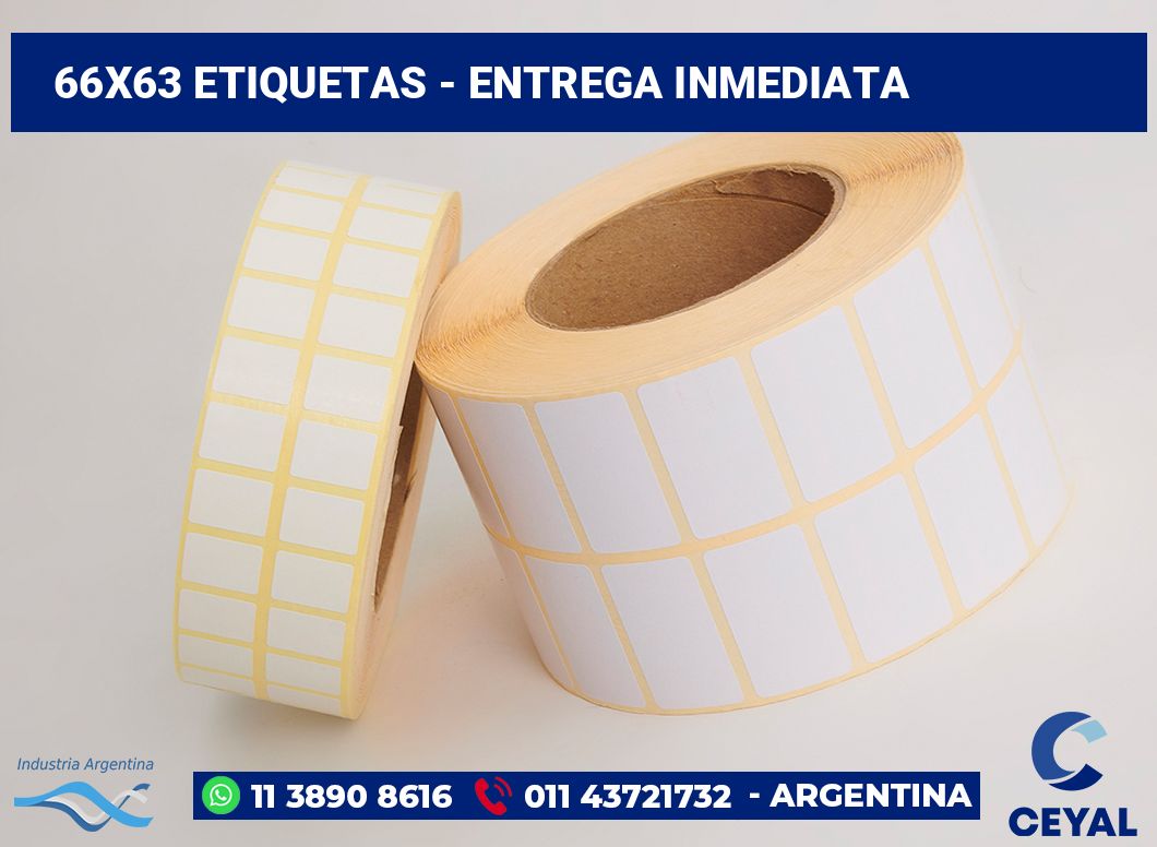 66x63 Etiquetas