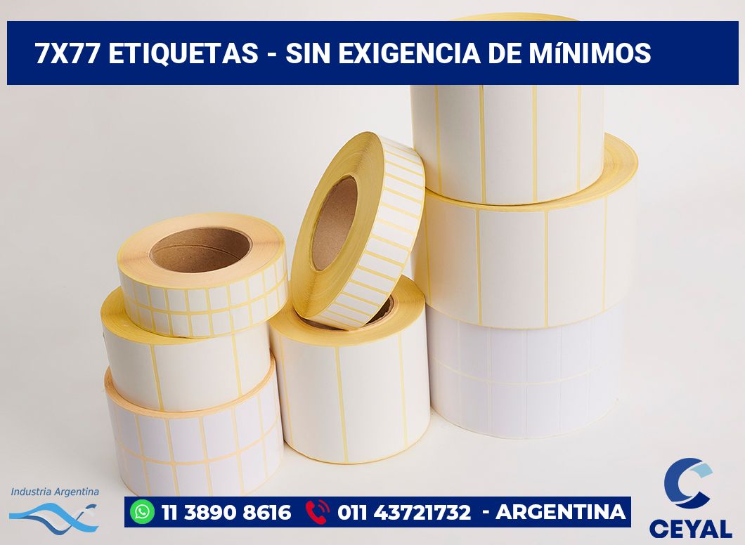 7×77 Etiquetas