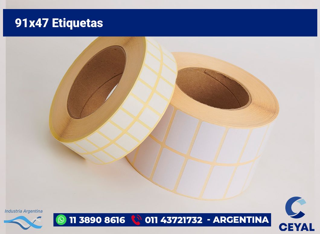 91×47 Etiquetas