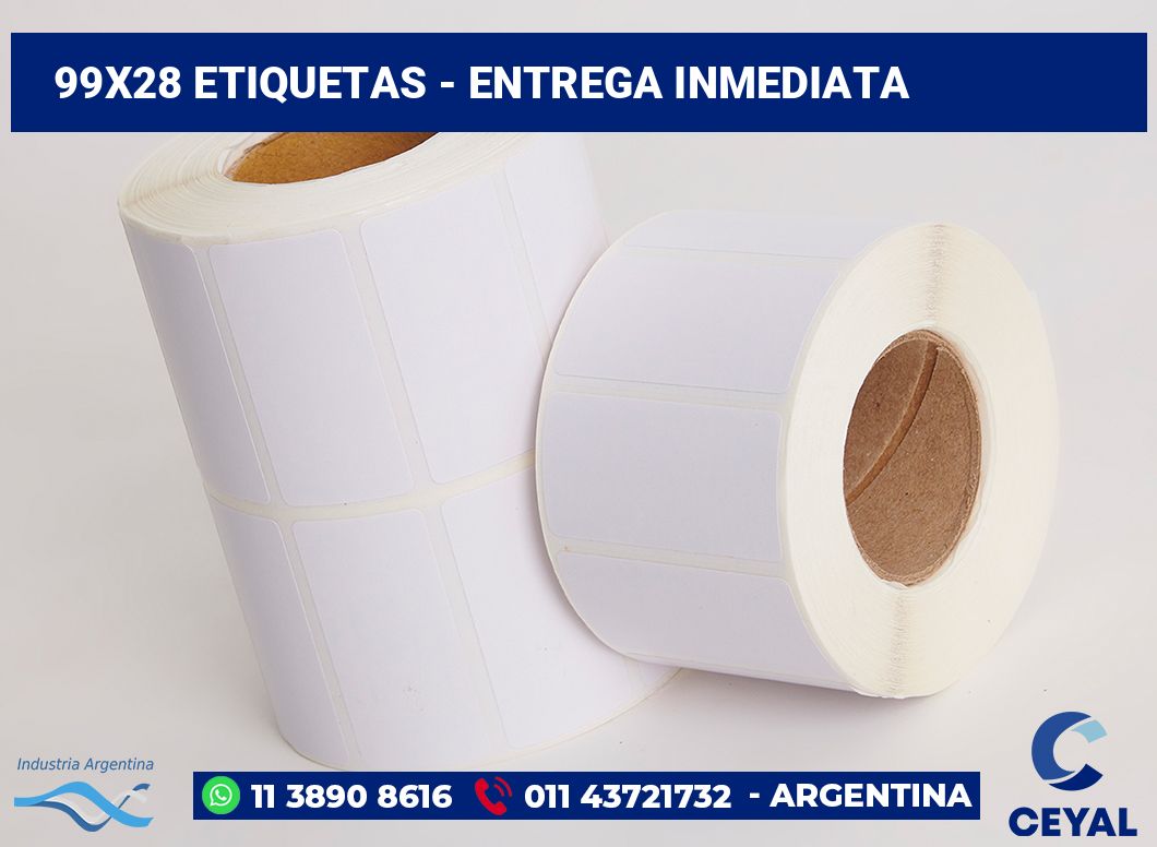 99×28 Etiquetas