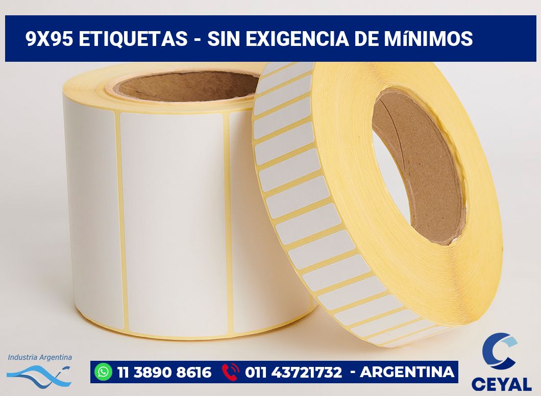 9×95 Etiquetas