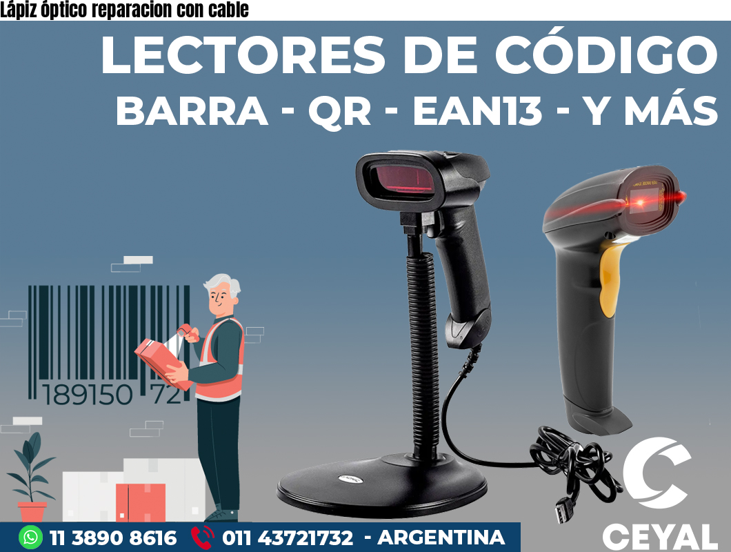 Lápiz óptico reparacion con cable