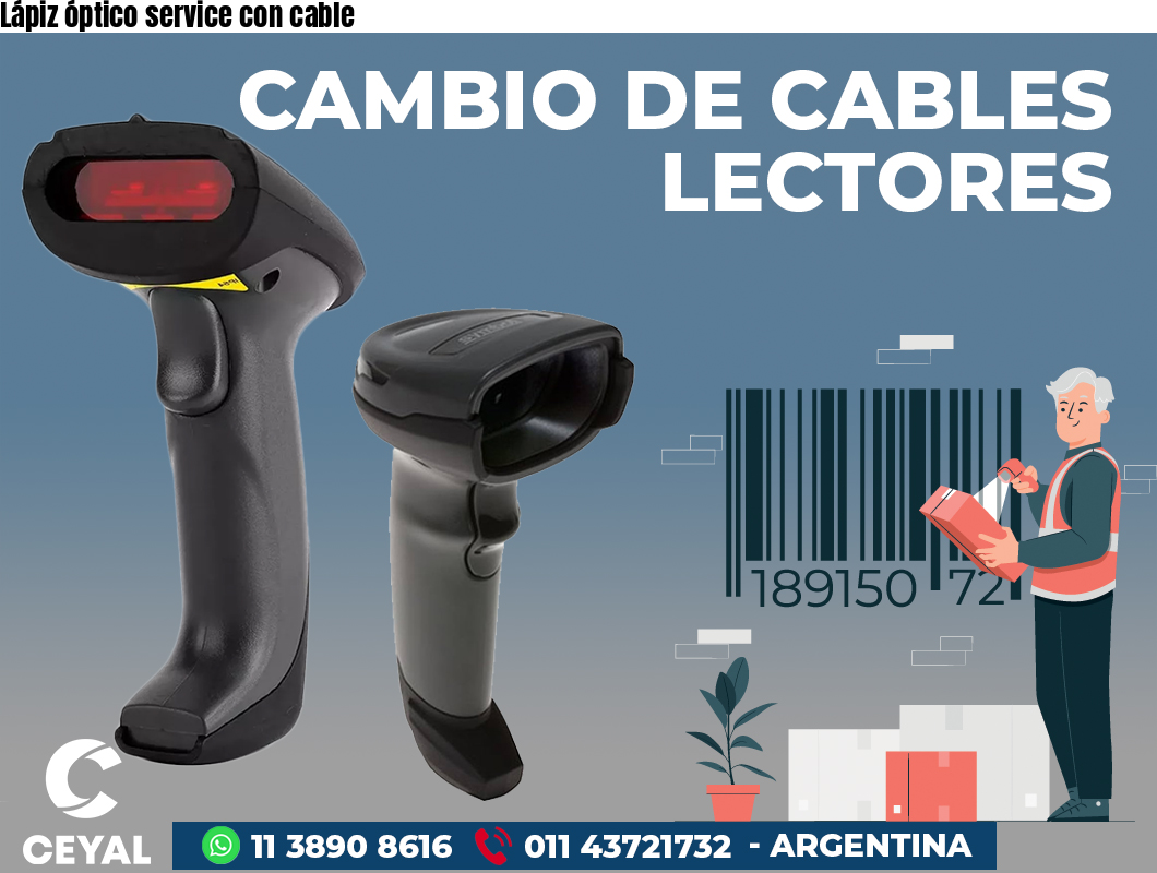 Lápiz óptico service con cable