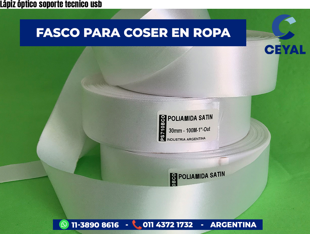 Lápiz óptico soporte tecnico usb