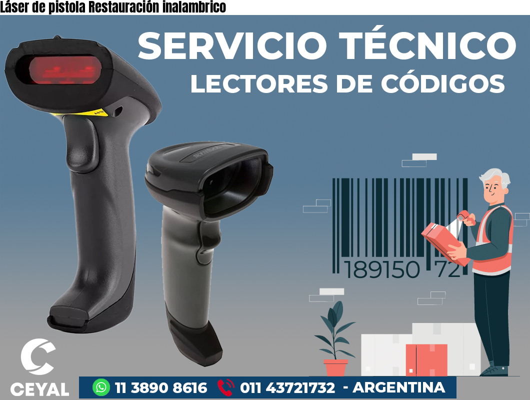 Láser de pistola Restauración inalambrico