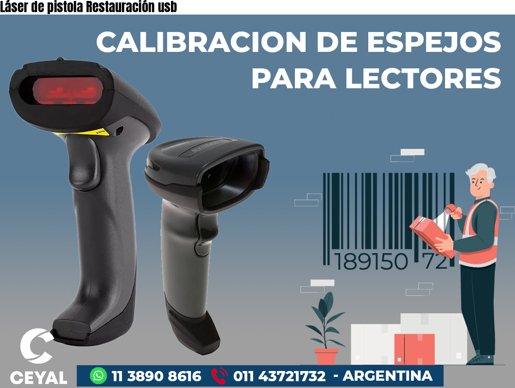 Láser de pistola Restauración usb