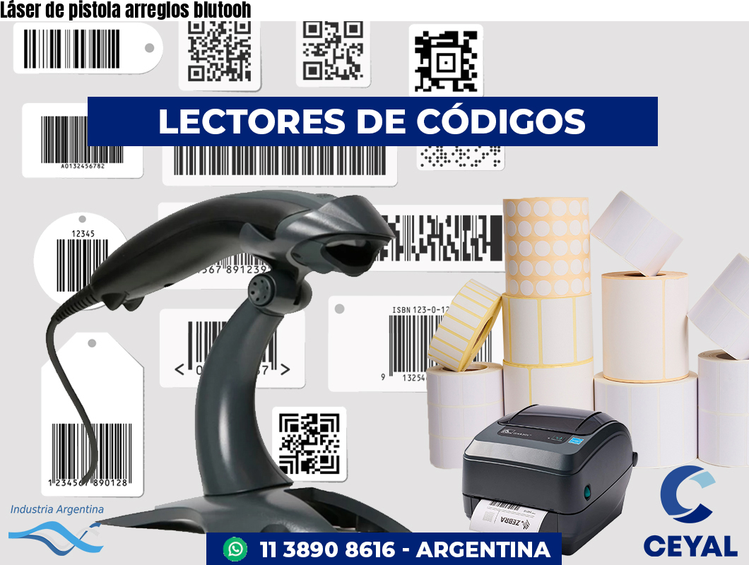 Láser de pistola arreglos blutooh