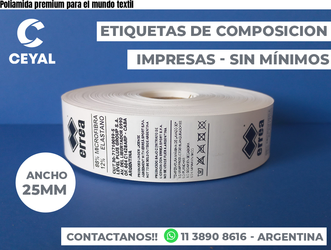 Poliamida premium para el mundo textil