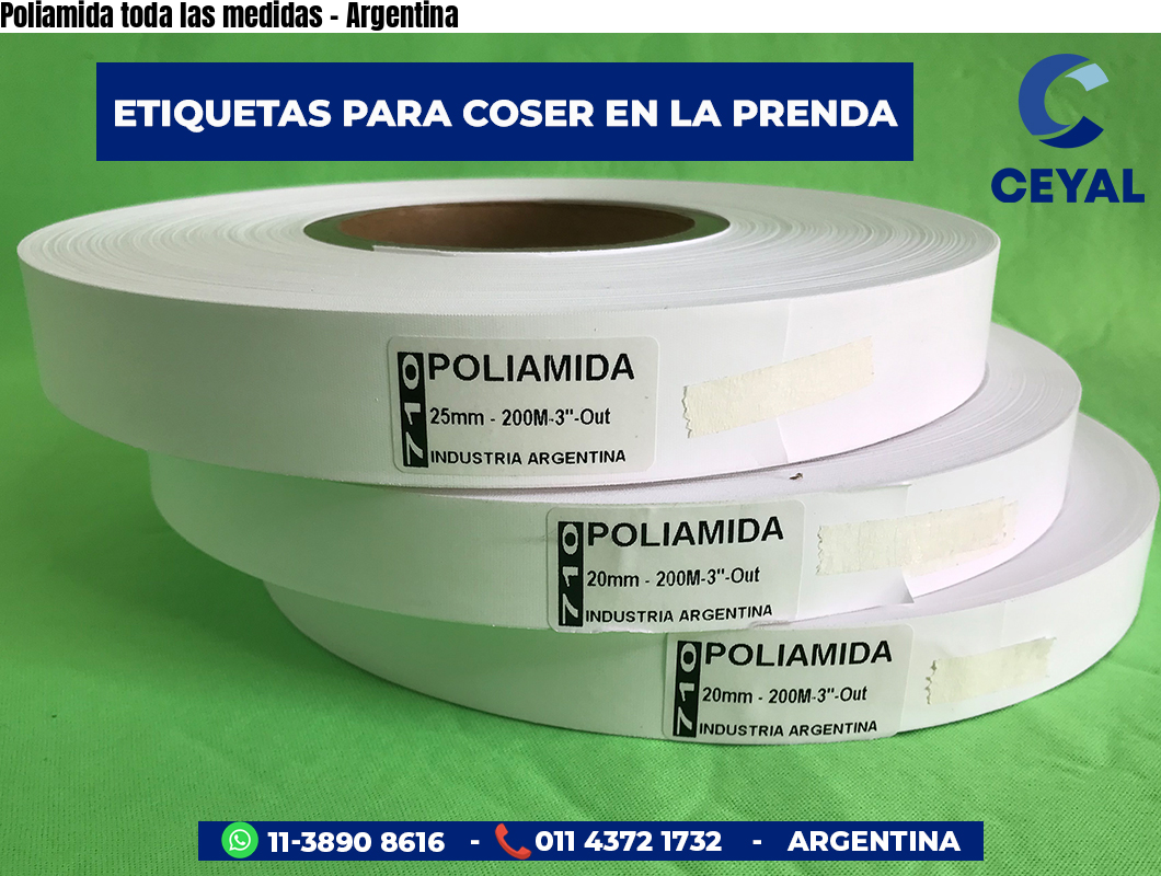 Poliamida toda las medidas - Argentina