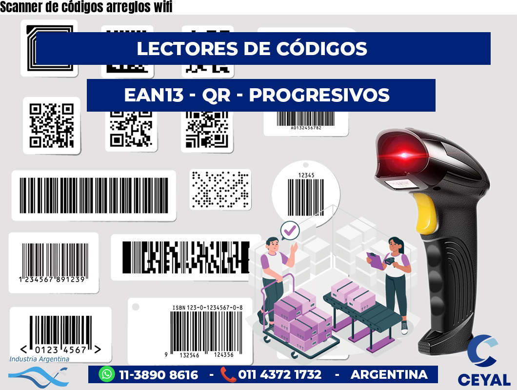 Scanner de códigos arreglos wifi
