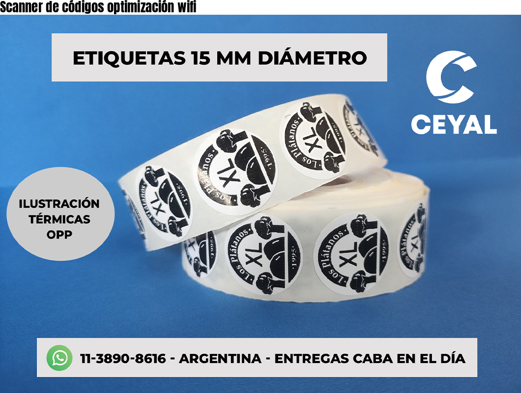 Scanner de códigos optimización wifi