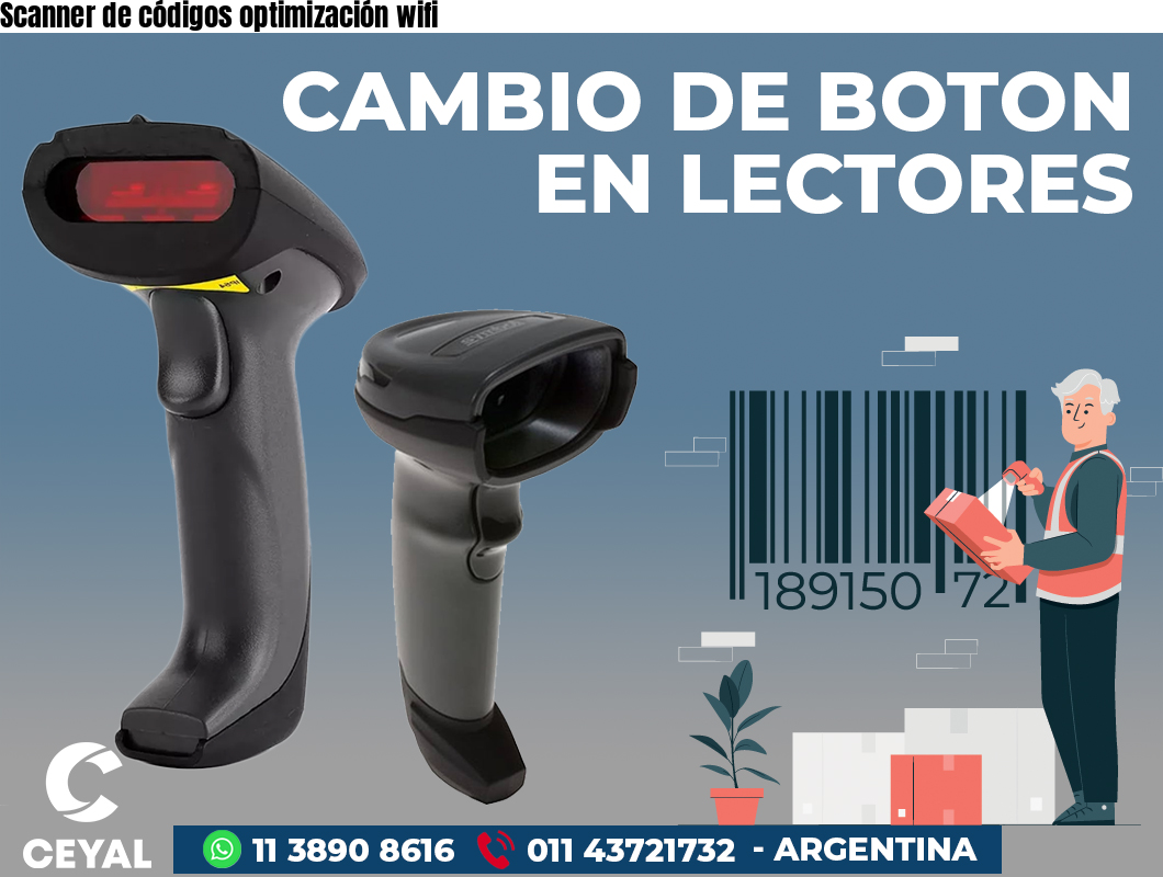 Scanner de códigos optimización wifi