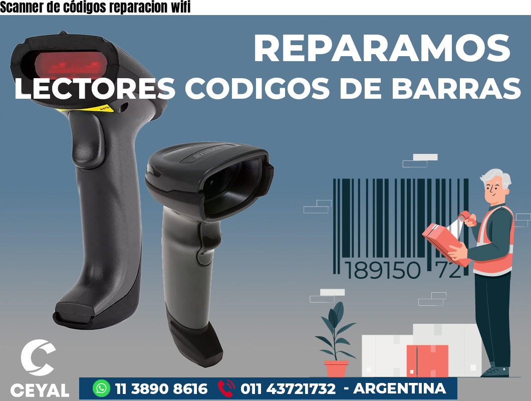 Scanner de códigos reparacion wifi