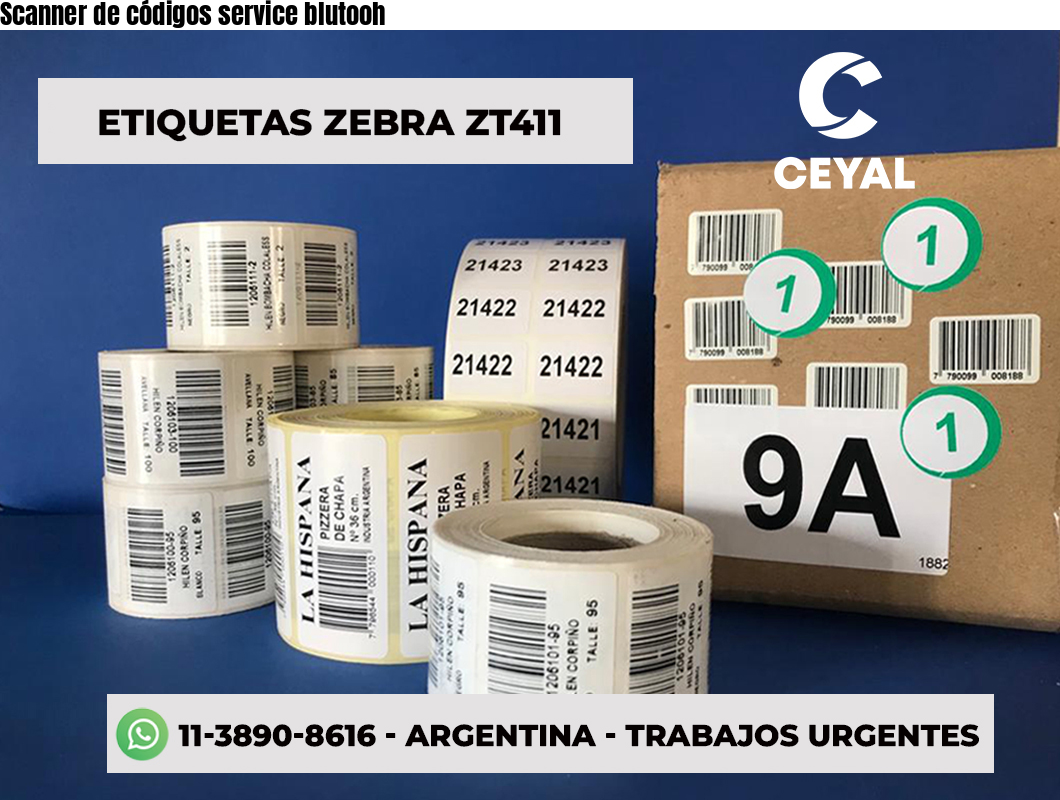 Scanner de códigos service blutooh