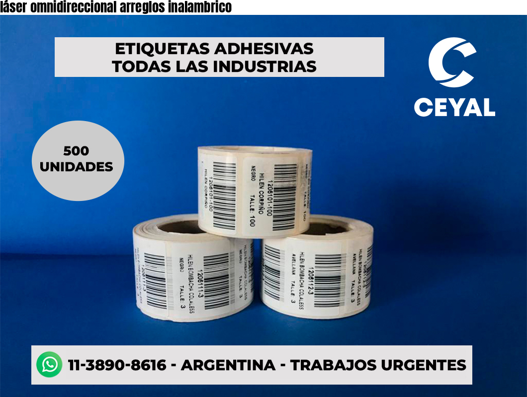 láser omnidireccional arreglos inalambrico