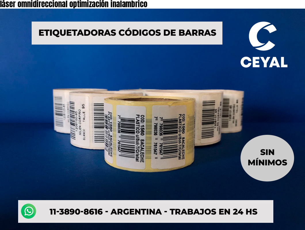 láser omnidireccional optimización inalambrico