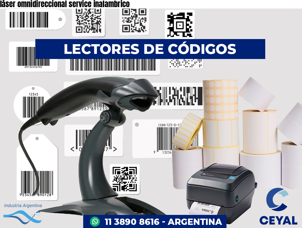láser omnidireccional service inalambrico