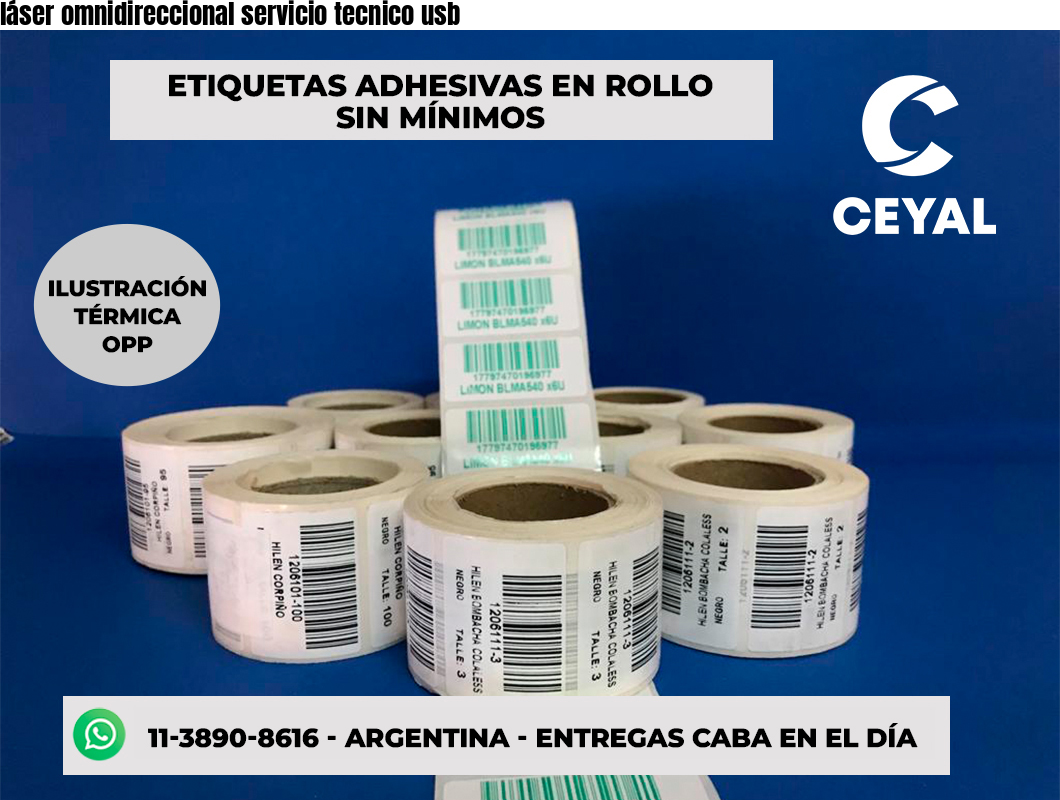 láser omnidireccional servicio tecnico usb