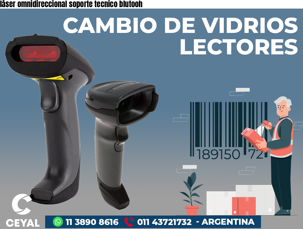 láser omnidireccional soporte tecnico blutooh