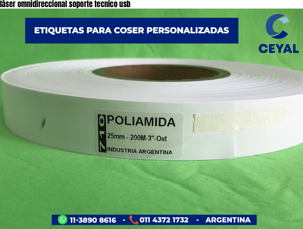 láser omnidireccional soporte tecnico usb