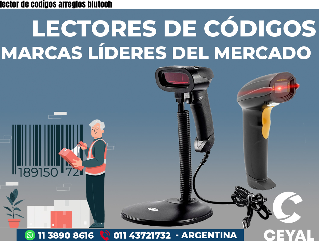 lector de codigos arreglos blutooh