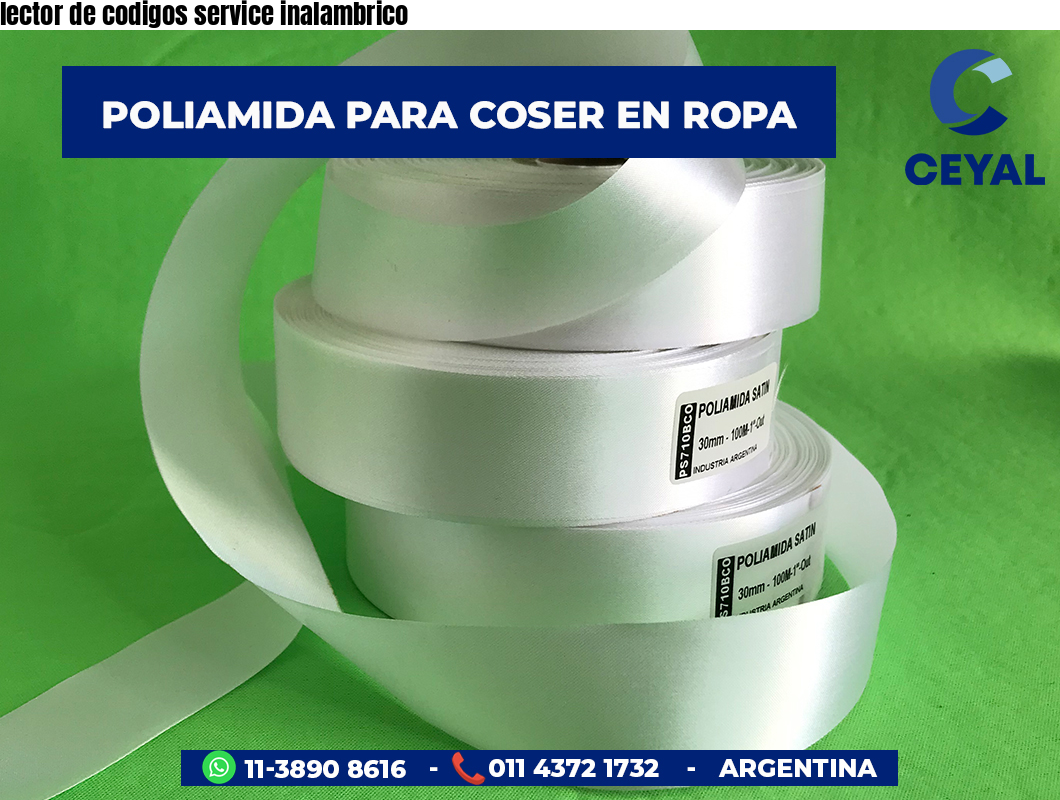 lector de codigos service inalambrico