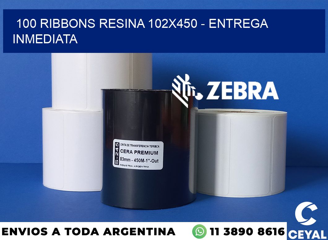 100 Ribbons resina 102x450 - Entrega inmediata