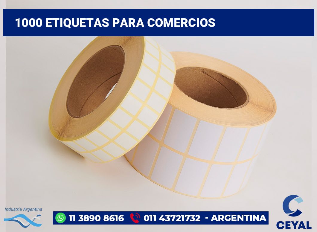 1000 Etiquetas para comercios