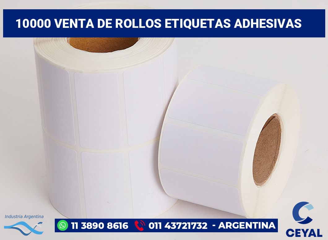 10000 Venta de rollos etiquetas adhesivas