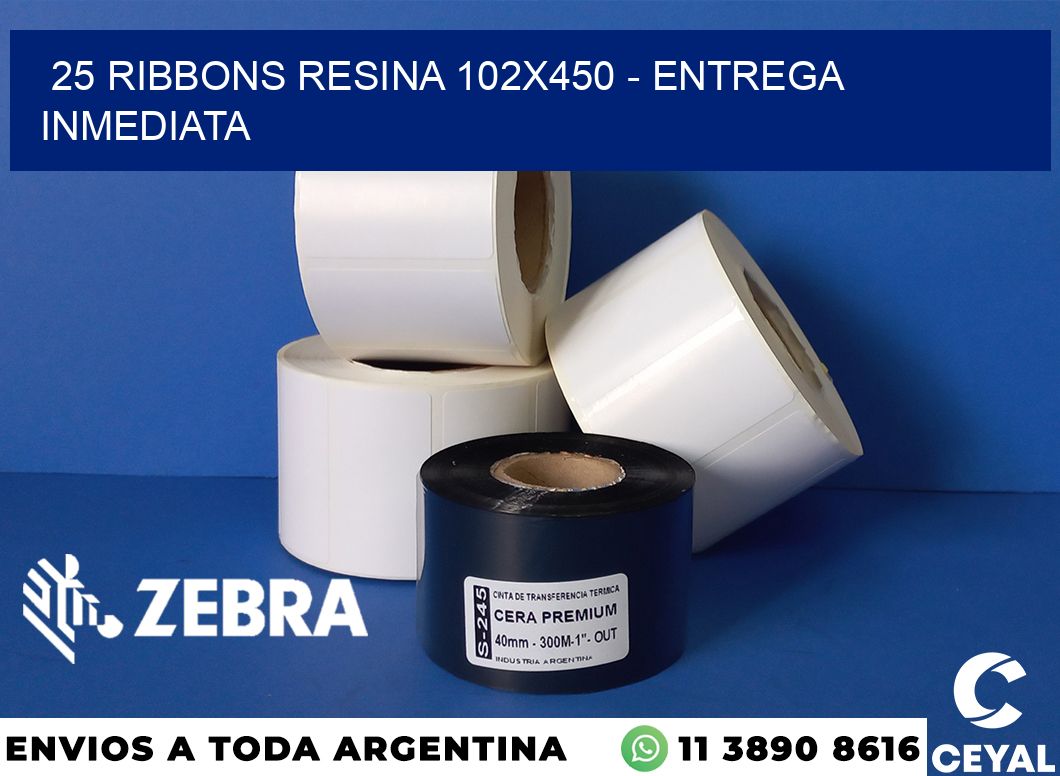 25 Ribbons resina 102x450 - Entrega inmediata