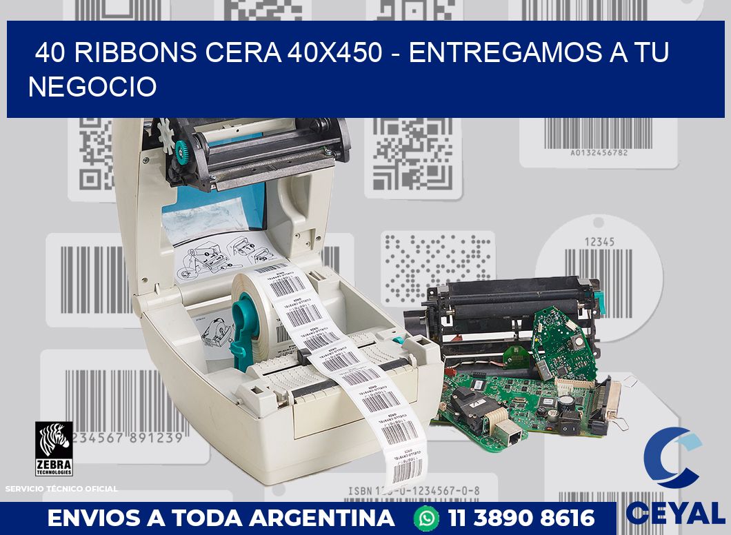 40 Ribbons cera 40x450 - entregamos a tu negocio