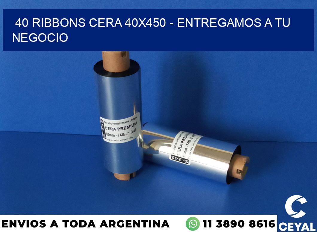 40 Ribbons cera 40×450 – entregamos a tu negocio