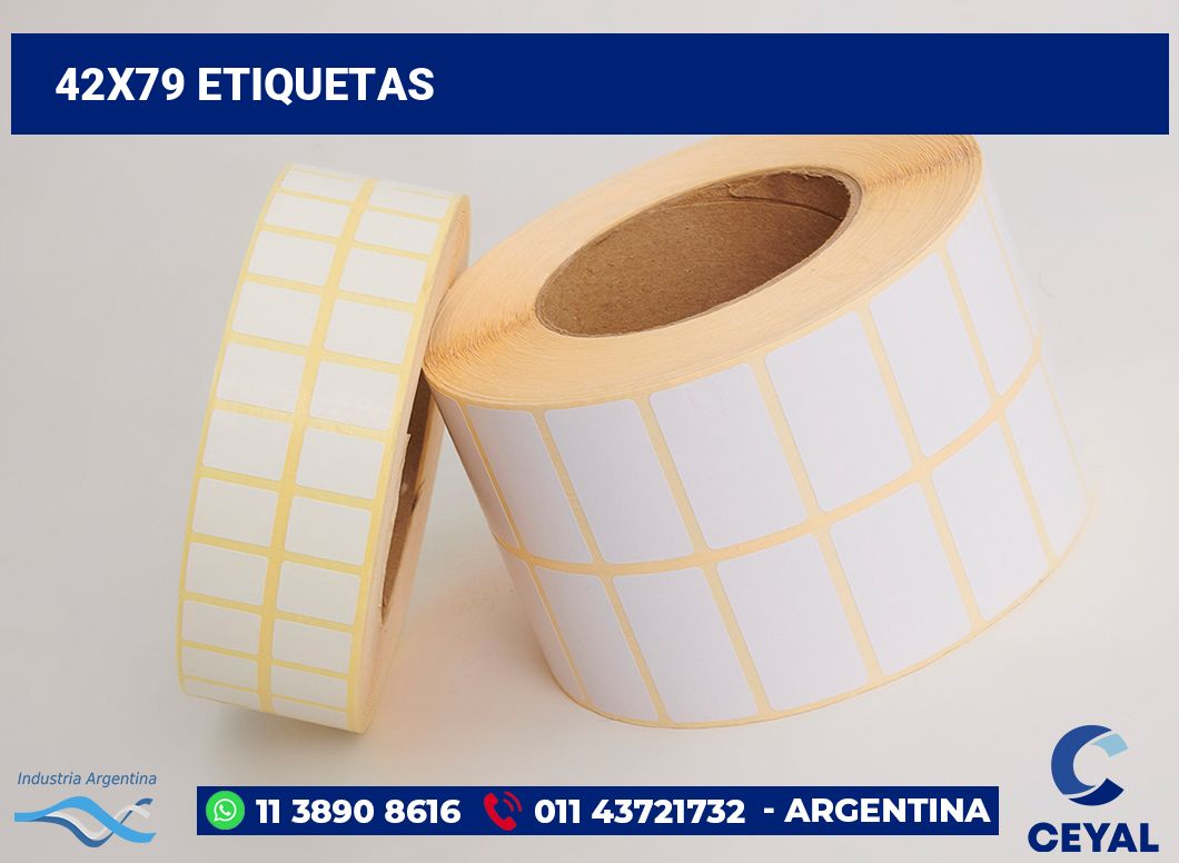 42x79 Etiquetas