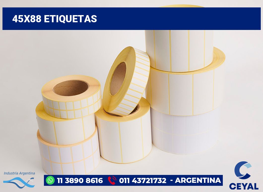 45x88 Etiquetas
