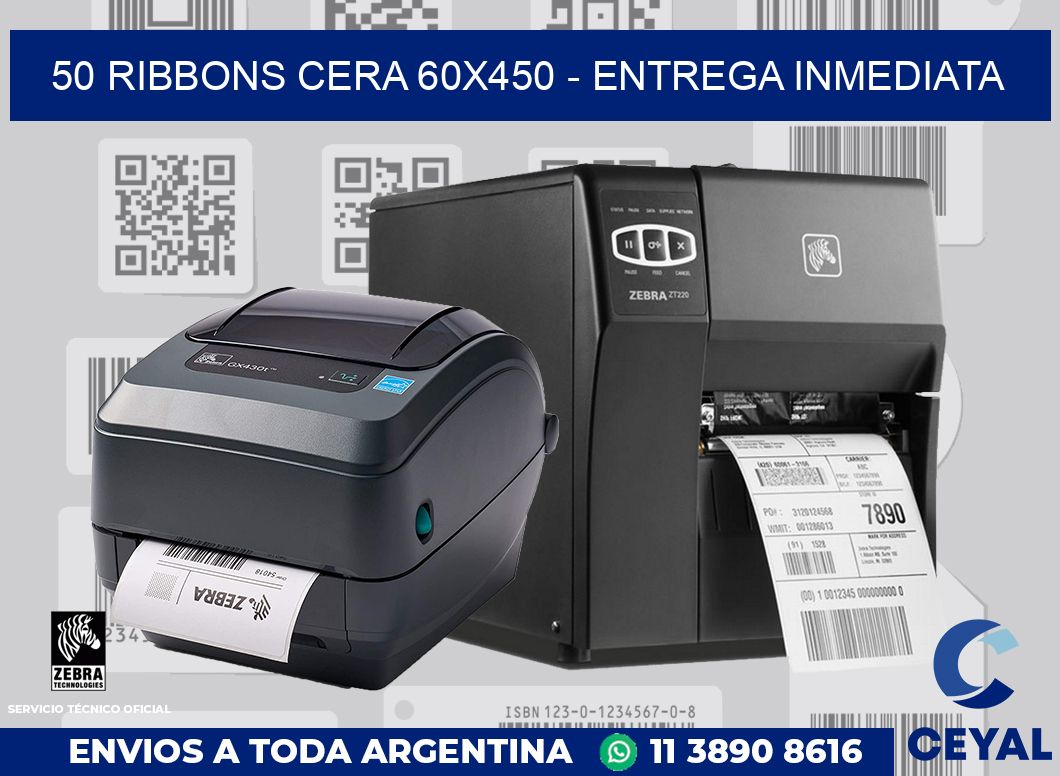 50 Ribbons cera 60x450 - Entrega inmediata
