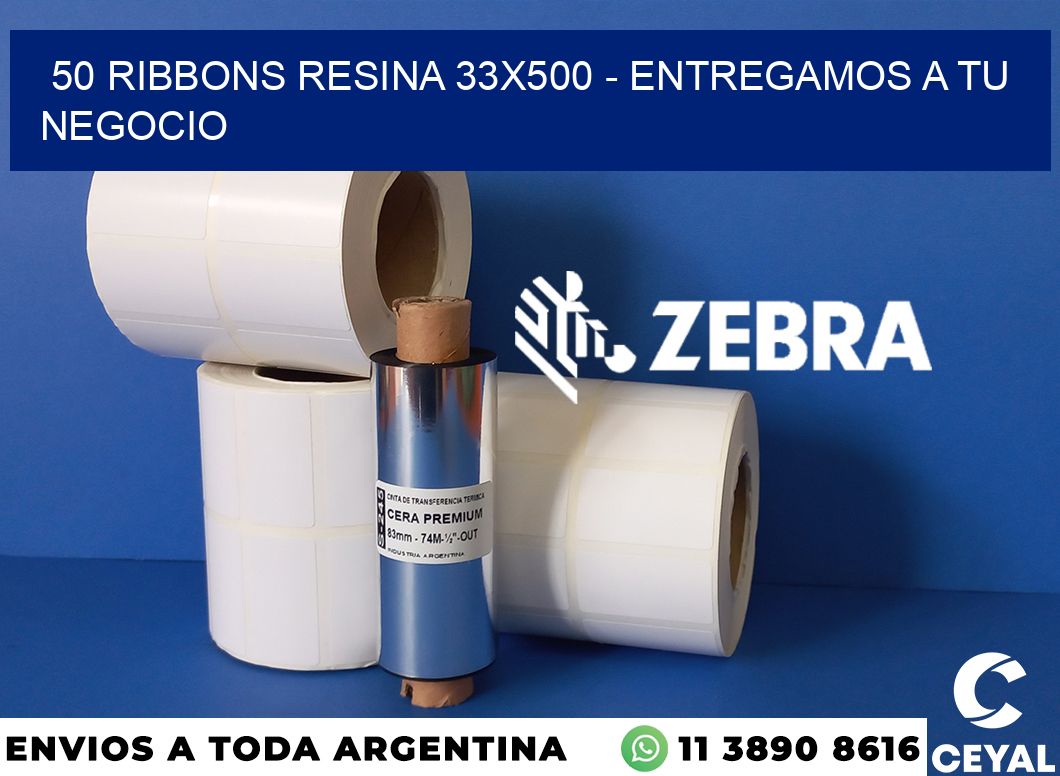 50 Ribbons resina 33x500 - entregamos a tu negocio