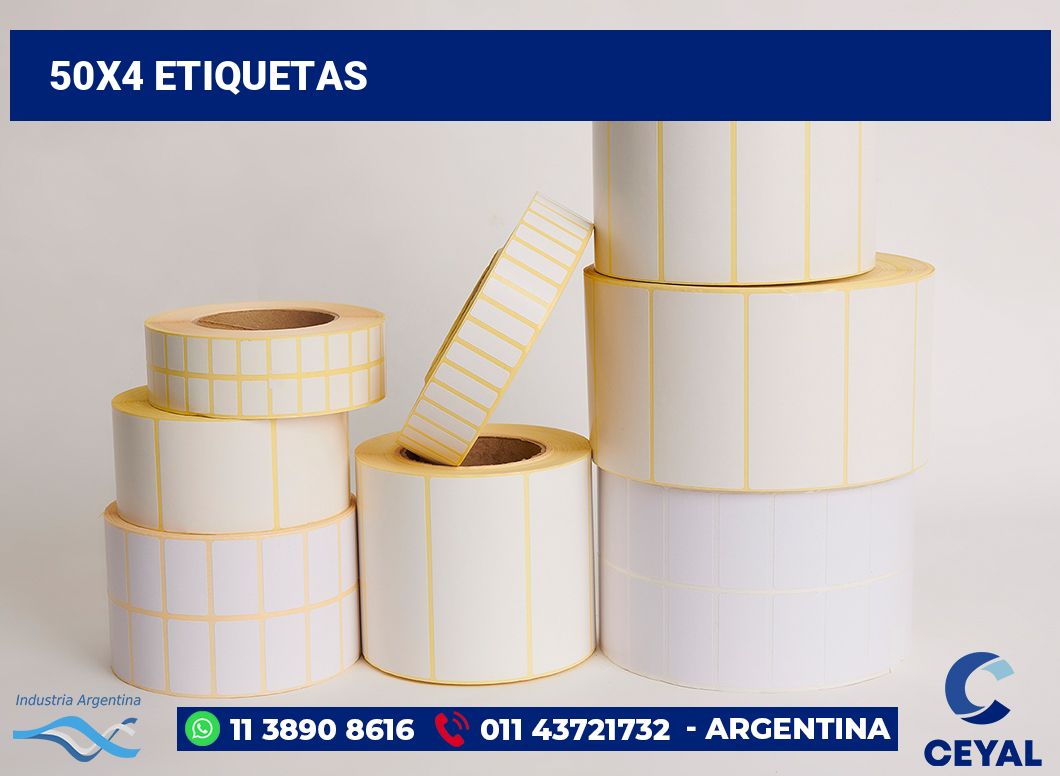 50x4 Etiquetas