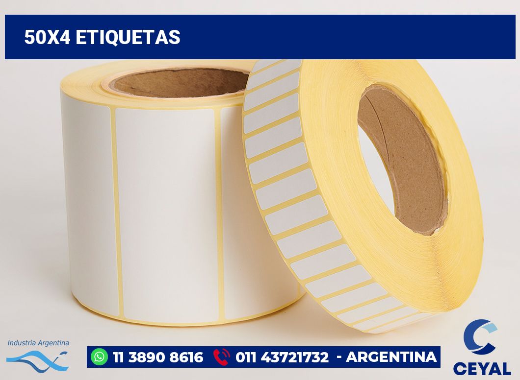 50x4 Etiquetas