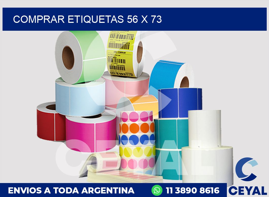Comprar etiquetas 56 x 73
