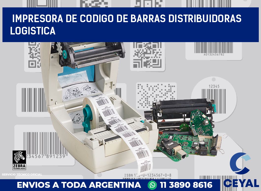 Impresora de codigo de barras Distribuidoras logistica